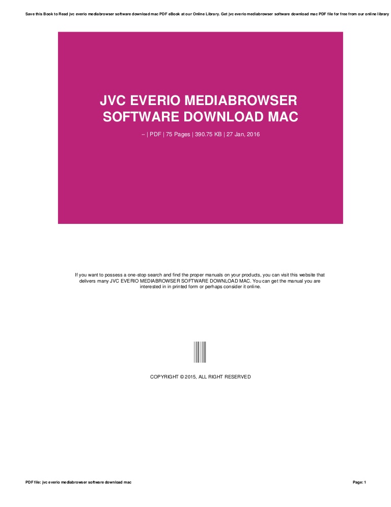 everio mediabrowser 4 free download
